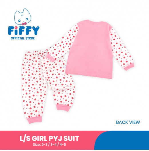 FIFFY SLEEPY BUNNY LONG SLEEVE GIRL PYJAMAS SUIT