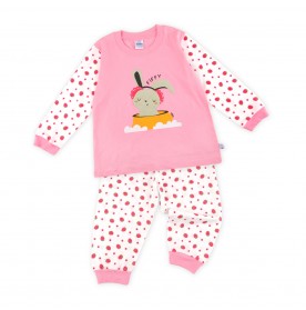 FIFFY SLEEPY BUNNY LONG SLEEVE GIRL PYJAMAS SUIT