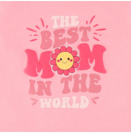 FIFFY BEST MOM IN THE WORLD LONG SLEEVE GIRL PYJAMAS SUIT