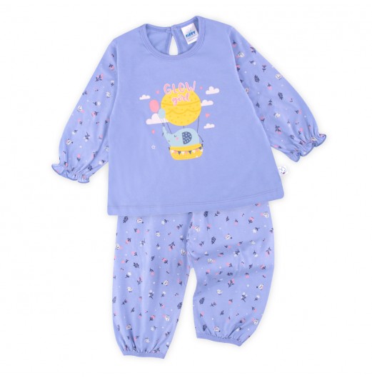 FIFFY HOT AIR BALLOON LONG SLEEVE GIRL PYJAMAS SUIT