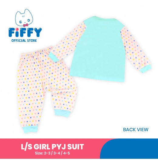 FIFFY LOVE IS ALL LONG SLEEVE GIRL PYJAMAS SUIT