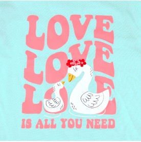 FIFFY LOVE IS ALL LONG SLEEVE GIRL PYJAMAS SUIT