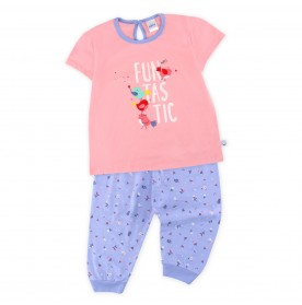 FIFFY FUNTASTIC SHORT SLEEVE GIRL PYJAMAS SUIT