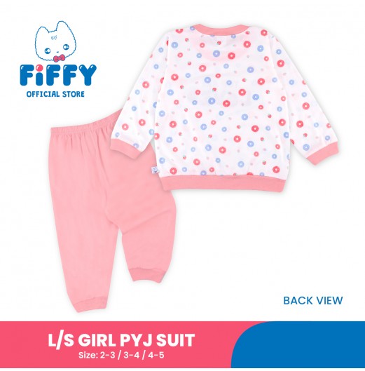 FIFFY DONUT LOVER LONG SLEEVE GIRL PYJAMAS SUIT