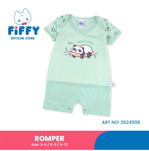 FIFFY SLEEPING PANDA ROMPER