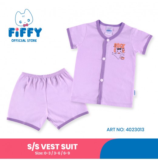 FIFFY ROCKING DANCE SHORT SLEEVE VEST SUIT