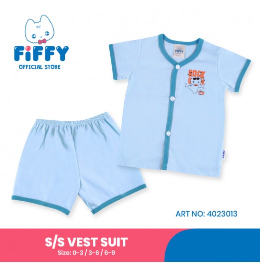 FIFFY ROCKING DANCE SHORT SLEEVE VEST SUIT