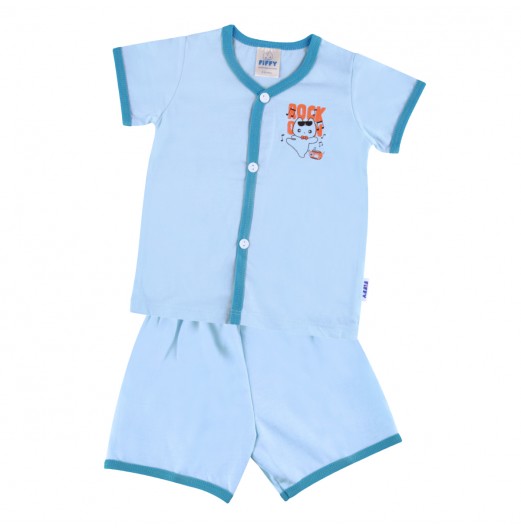 FIFFY ROCKING DANCE SHORT SLEEVE VEST SUIT