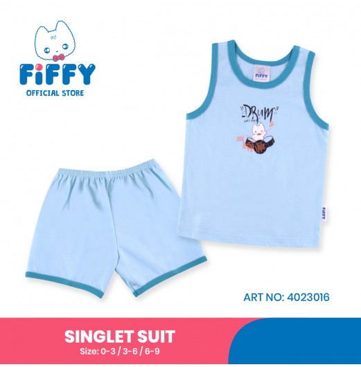 FIFFY ROCK DRUM SINGLET SUIT