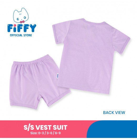 FIFFY DELIGHTFUL RABBIT SHORT SLEEVE VEST SUIT