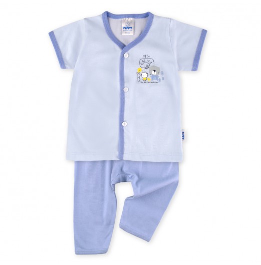 FIFFY BEAR GARDEN SHORT SLEEVE VEST+ LONG PANT SUIT