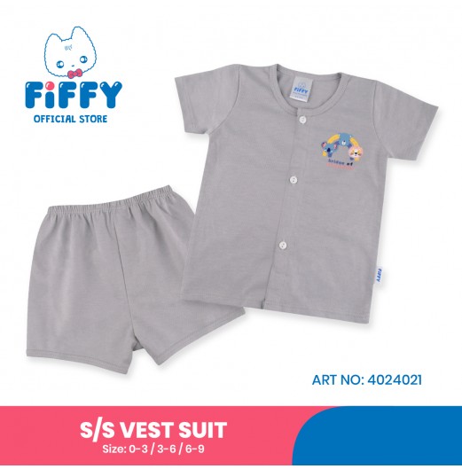 FIFFY BRIDGE OF FRIENDSHIP SHORT SLEEVE VEST SUIT