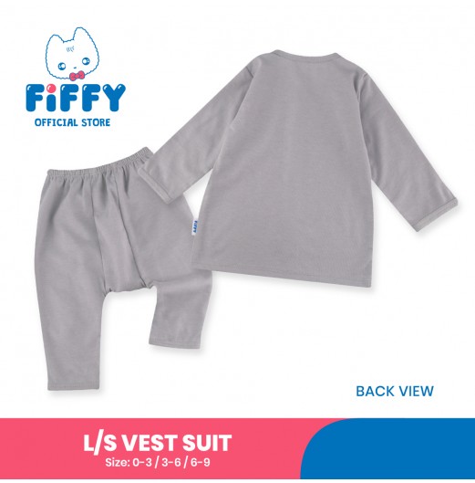 FIFFY HAPPY DAY LONG SLEEVE VEST SUIT