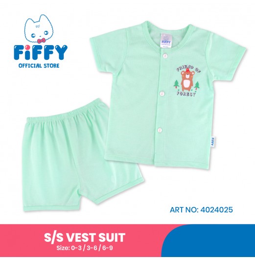 FIFFY FRIEND OF FOREST SHORT SLEEVE VEST SUIT