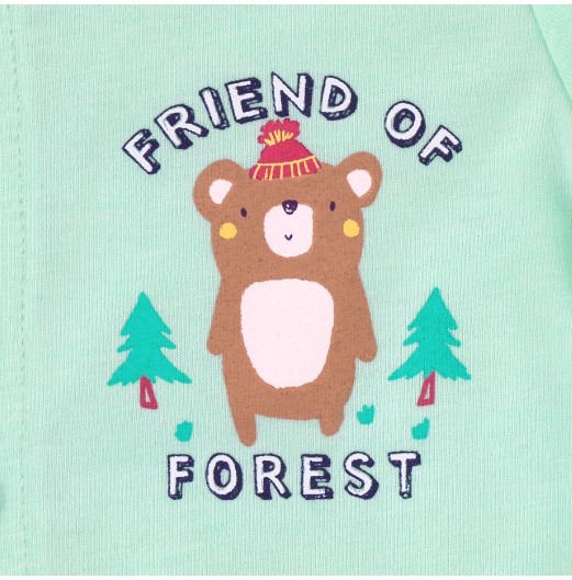 FIFFY FRIEND OF FOREST SHORT SLEEVE VEST SUIT