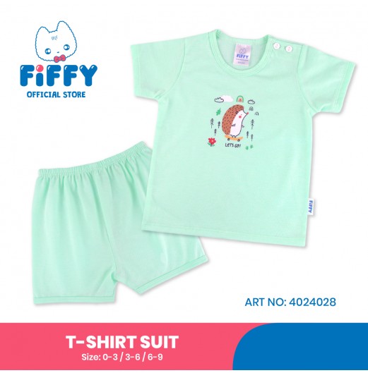 FIFFY LET'S GO HEDGEHOG T-SHIRT SUIT