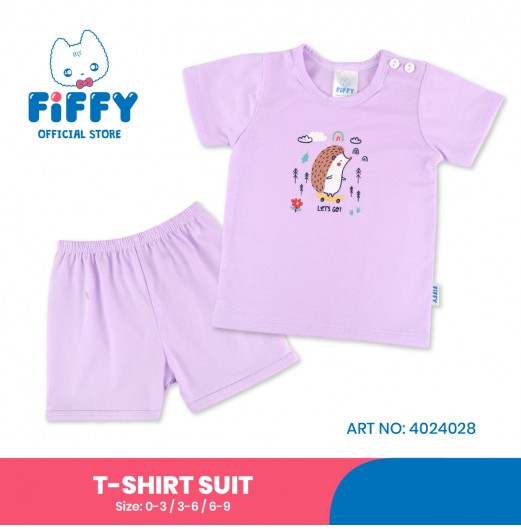 FIFFY LET'S GO HEDGEHOG T-SHIRT SUIT