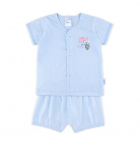 FIFFY PLAYFUL LITTLE CUTE SHORT SLEEVE VEST SUIT