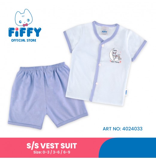 FIFFY BEST FRIEND SHORT SLEEVE VEST SUIT