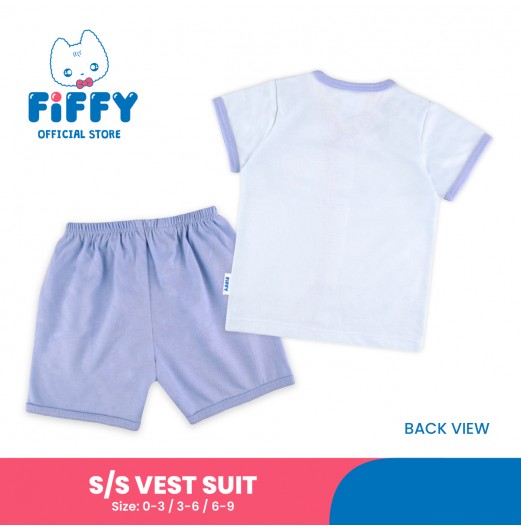 FIFFY BEST FRIEND SHORT SLEEVE VEST SUIT