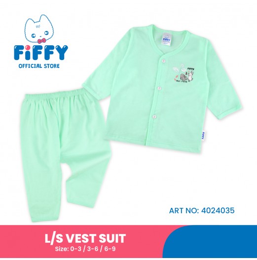 FIFFY BEST FRIEND LONG SLEEVE VEST SUIT