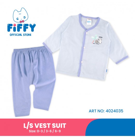 FIFFY BEST FRIEND LONG SLEEVE VEST SUIT