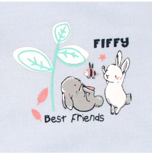 FIFFY BEST FRIEND LONG SLEEVE VEST SUIT