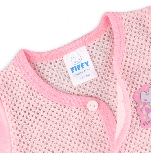 FIFFY HAPPY PLAY SHORT SLEEVE VEST SUIT