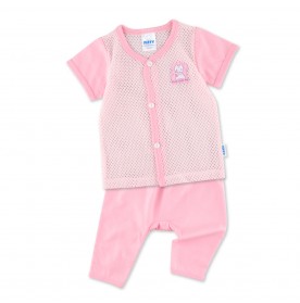 FIFFY HAPPY PLAY SHORT SLEEVE VEST+ LONG PANT SUIT