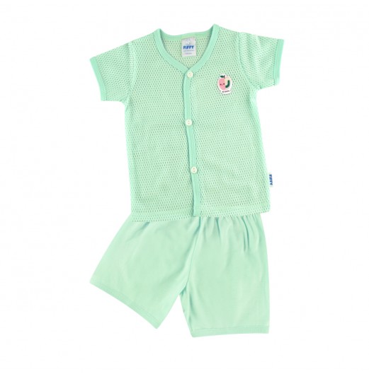 FIFFY SWEET APPLE  SHORT SLEEVE VEST SUIT