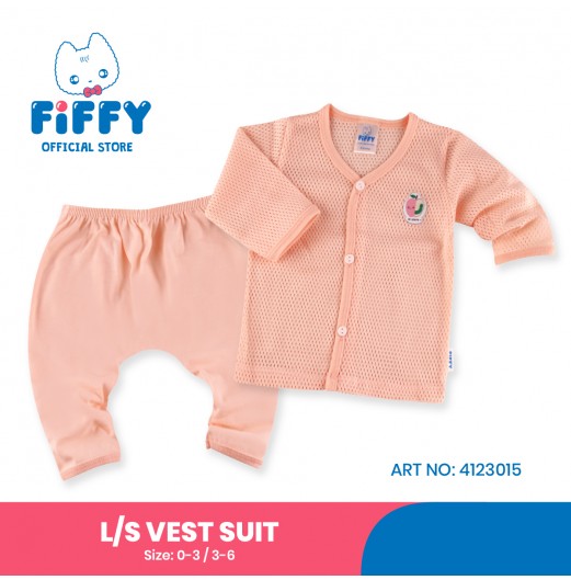 FIFFY SWEET APPLE LONG SLEEVE VEST SUIT