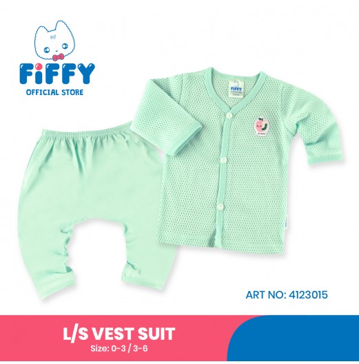 FIFFY SWEET APPLE LONG SLEEVE VEST SUIT