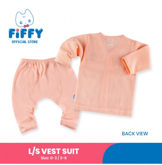 FIFFY SWEET APPLE LONG SLEEVE VEST SUIT