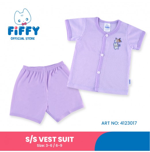 FIFFY RABBIT UMBRELLA SHORT SLEEVE VEST SUIT