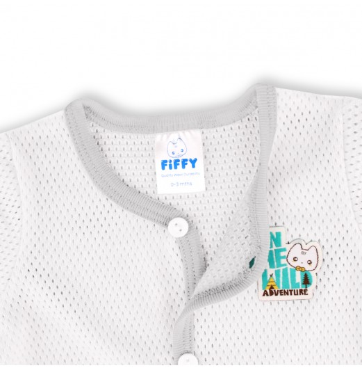 FIFFY IN THE HILL ADVENTURE SHORT SLEEVE VEST + LONG PANT SUIT