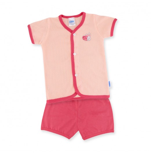 FIFFY LOVE MOM SHORT SLEEVE VEST SUIT