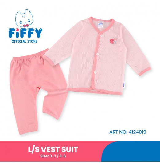 FIFFY LOVE MOM LONG SLEEVE VEST SUIT