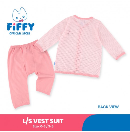 FIFFY LOVE MOM LONG SLEEVE VEST SUIT