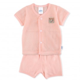 FIFFY MUMMY LOVES ME SHORT SLEEVE VEST SUIT