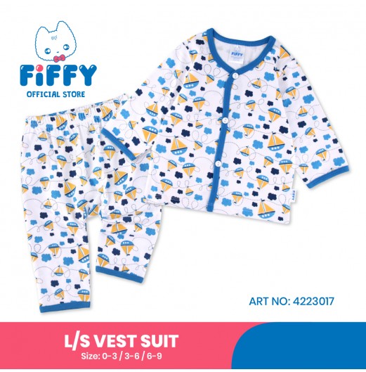 FIFFY SAILTBOT DAY LONG SLEEVE VEST SUIT