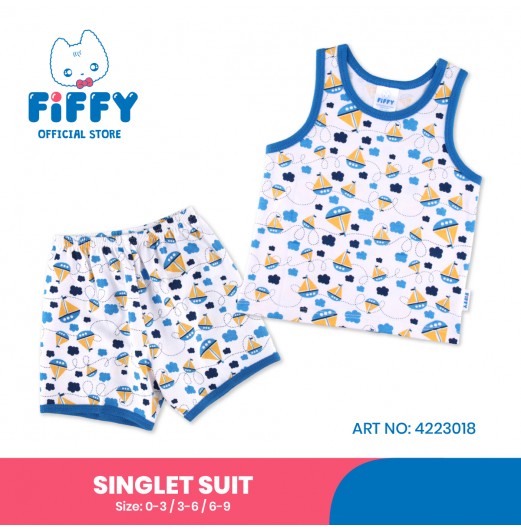 FIFFY SAILTBOT DAY SINGLET SUIT