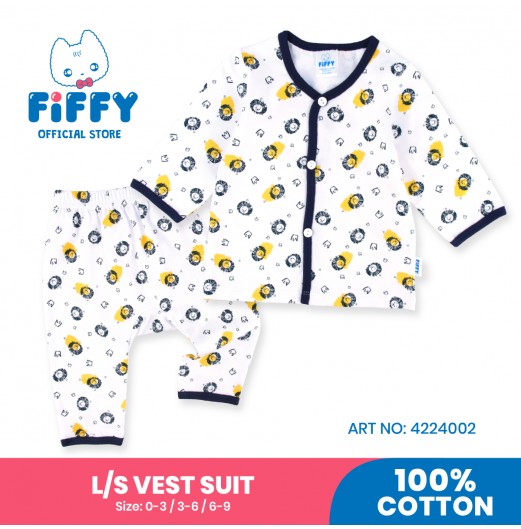 FIFFY LION ROYALTY LONG SLEEVE VEST SUIT