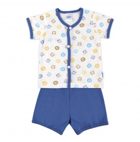 FIFFY JUNGLE KING SHORT SLEEVE VEST SUIT