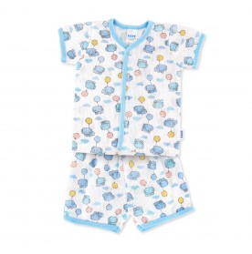 FIFFY ELEPHANT WITH BALLOONS SHORT SLEEVE VEST SUIT