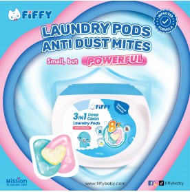 FIFFY LAUNDRY PODS ANTI-DUST MITES 28PCS