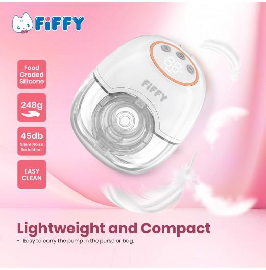 FIFFY WEARABLE ELECTRIC BREAST PUMP (SINGLE)