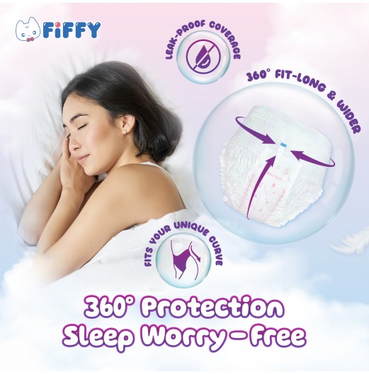 FIFFY OVERNIGHT PANTIES - 3 IN 1 PACK