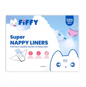 FIFFY SUPER NAPPY LINERS (120'S)