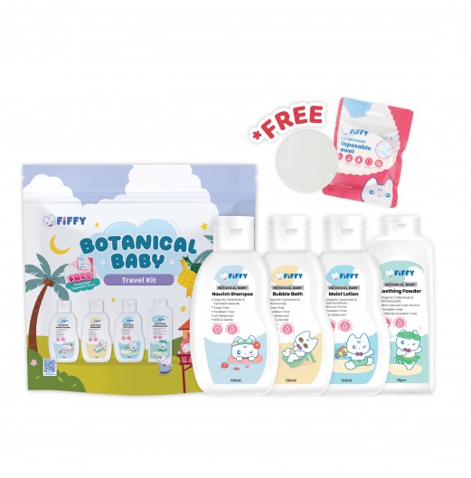 SHOP ALL - FIFFY BOTANICAL BABY TOILETRIES SET (4 BOTTLES)