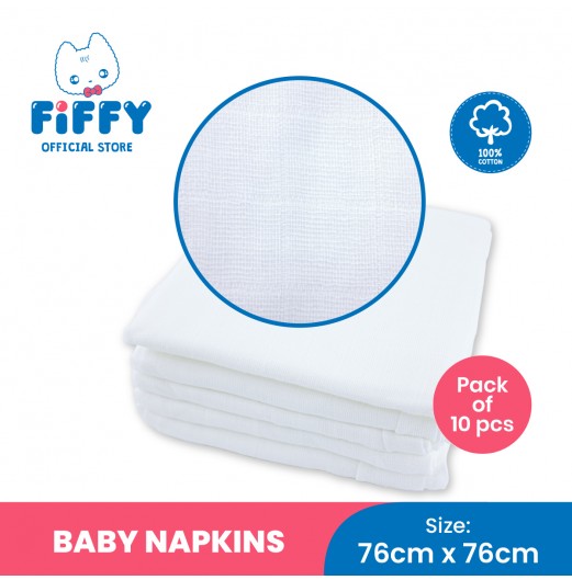 Accessories - FIFFY BABY NAPKINS (10PCS) 